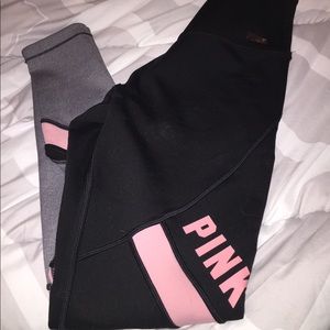 Pink yoga pants